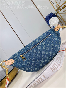 L.V High Rise Bumbag Monogram Denim M46837