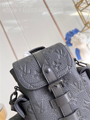 L.V Nano Christopher Backpack Monogram Taurillon Leather Black M83164