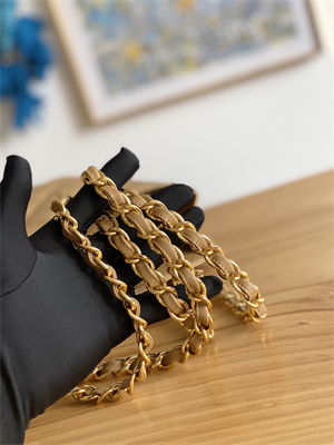 Cha.nel Vintage Large Shopping Bag Calfskin Gold Tone Metal Beige A99