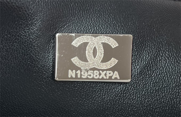 Cha.nel Mini Classic Flap Bag Tweed Silver Tone Metal Black A01116