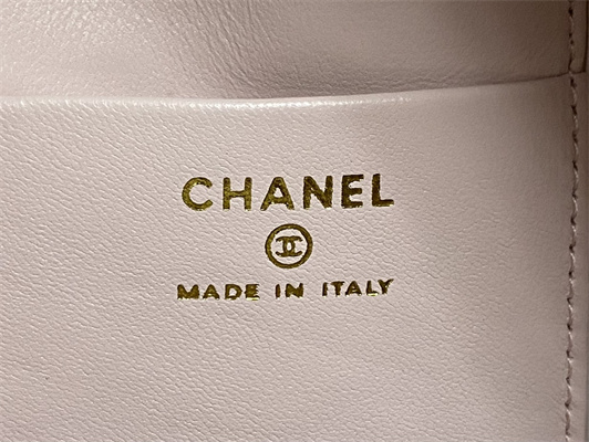 Cha.nel Classic Mini Backpack Grained Calfskin Gold Tone Metal Pink AP3573