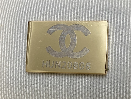 Cha.nel Backpack Grained Calfskin Gold Tone Metal White AS4490