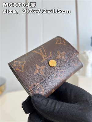 L.V Micro Wallet Monogram Canvas Black M68704