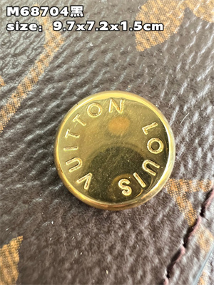 L.V Micro Wallet Monogram Canvas Black M68704