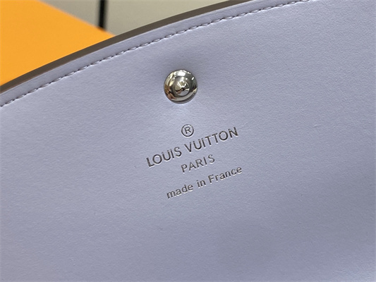 L.V IRIS Compact Wallet Monogram Leather Lilac M82517