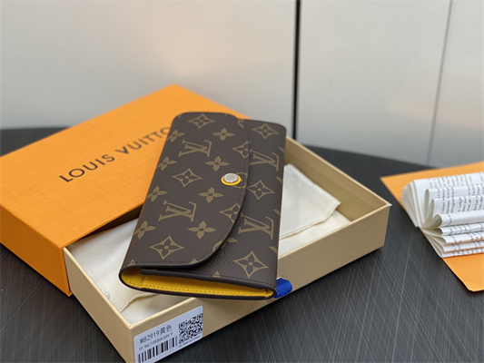 L.V Emilie Wallet Monogram Canvas Yellow M82919