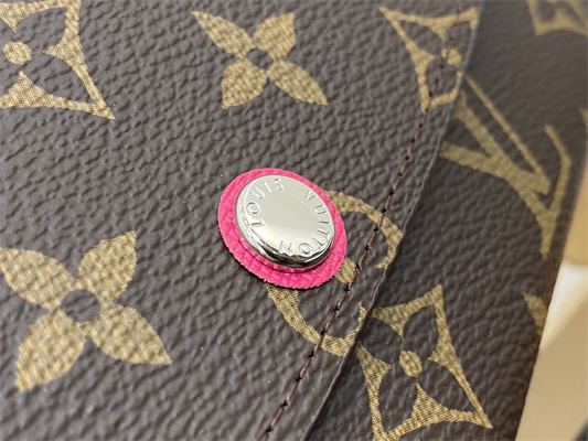 L.V Emilie Wallet Monogram Canvas Fuchsia M82919