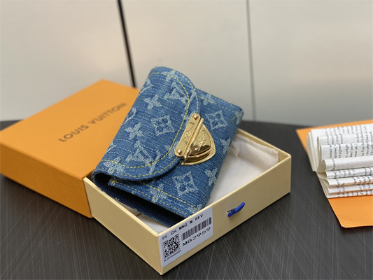 L.V Remix Victorine Wallet Monogram Denim M82959
