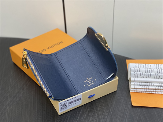 L.V Remix Victorine Wallet Monogram Denim M82959