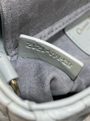 CD Lady D-Joy Micro Bag Cannage Lambskin Gold Tone Metal Placid Blue