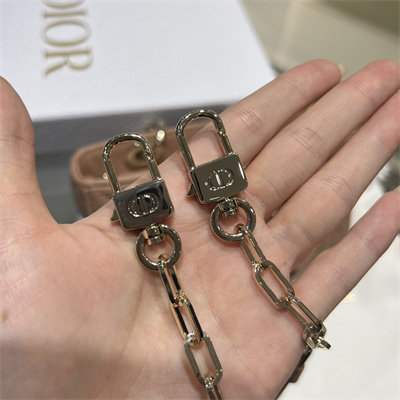 CD Lady D-Joy Micro Bag Cannage Lambskin Gold Tone Metal Rose Pink