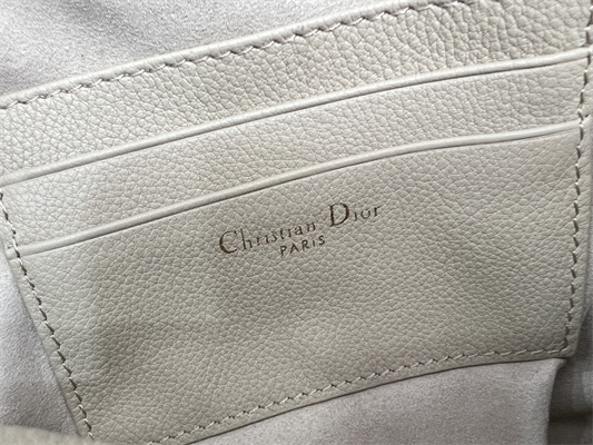 cd caro d-cosy mini bag S*pple cannage calfskin gold tone metal beige