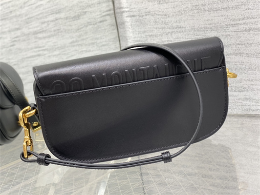 CD Di.or Bobby East-West Bag Box Calfskin Black