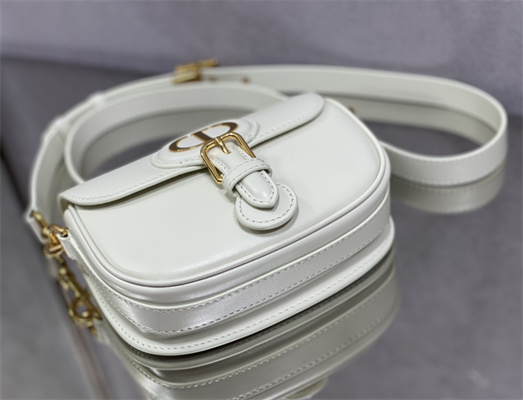 CD Small Di.or Bobby Bag Box Calfskin Latte