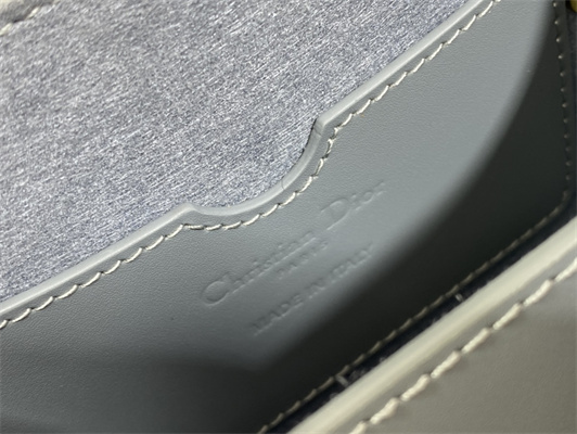 CD Small Di.or Bobby Bag Box Calfskin Blue