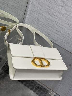 CD 30 Montaigne Bag Grained Calfskin Latte