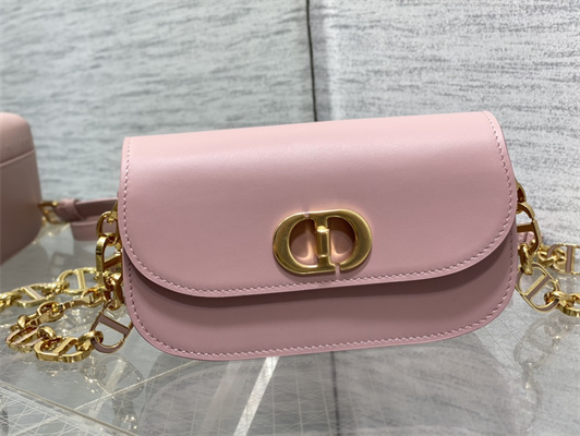 CD Small 30 Montaigne Avenue Bag Box Calfskin Pink