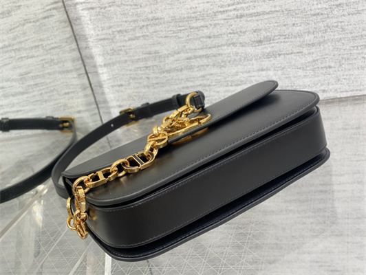 CD 30 Montaigne Avenue Bag Box Calfskin Black