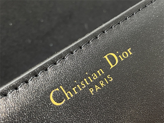 CD 30 Montaigne Avenue Bag Box Calfskin Black