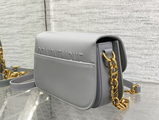 CD 30 Montaigne Avenue Bag Box Calfskin Grey Blue