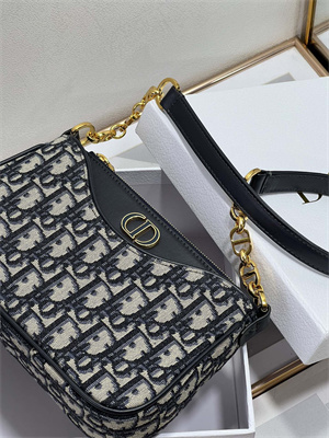 CD HOBO Avenue Bag Blue Oblique Jacquard