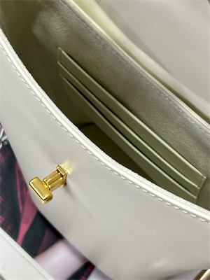 CD 30 Montaigne Amber Mini Bucket Bag Box Calfskin Latte