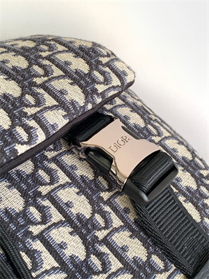 Di.or Explore Backpack Beige and Black Oblique Jacquard