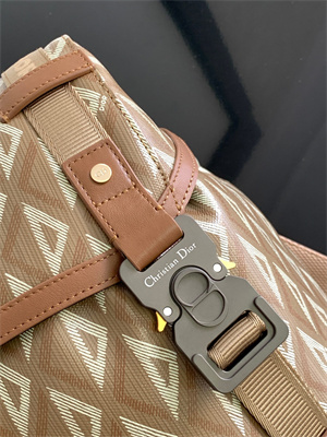 large di.or hit the road backpack brown cd Di*m*nd canvas