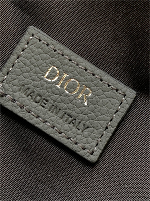 Di.or Lingot 22 Shoulder Bag Grey Oblique Jacquard