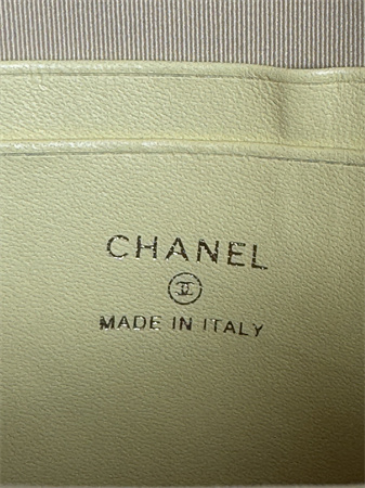 Cha.nel Mini Backpack Grained Calfskin Gold-Tone Metal Yellow AP3753