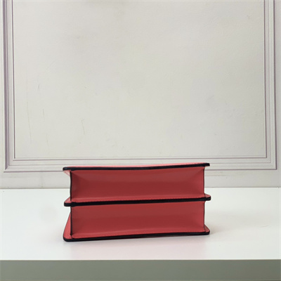 Fen.di Peekaboo Cut Petite Leather Bag Pink Color