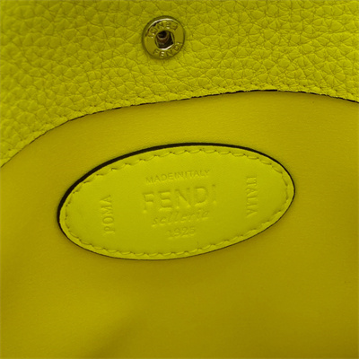 Fen.di Peekaboo X-Lite Medium Leather Bag Black Color