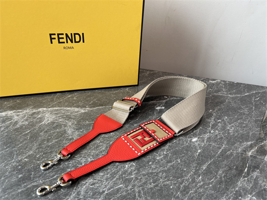 Fen.di Peekaboo Mini Bag Cuoio Romano Leather Red Color With Topstitches