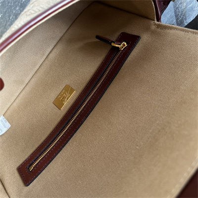 Fen.di BAGUETTE Brown FF Canvas Bag