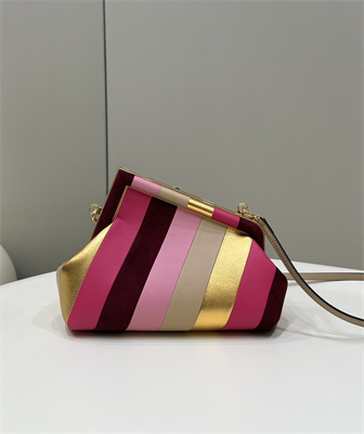 Fen.di FIRST SMALL Multicolor Leather Bag