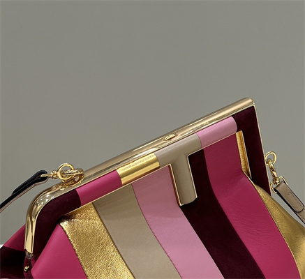 Fen.di FIRST SMALL Multicolor Leather Bag