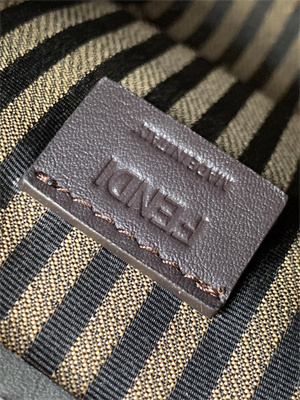 Fen.di MINI SUNSHINE SHOPPER Dk Grey Leather and Elaphe