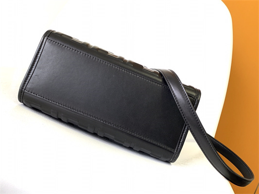 Fen.di SUNSHINE Small Black Leather Shopper