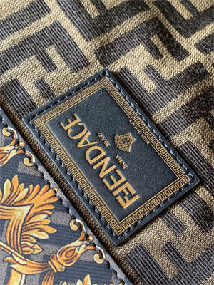 Fen.di FENDACE SUNSHINE Medium Multicolor Printed Leather Shopper