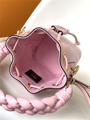 Fen.di MON TRESOR Pink Canvas FF Mini Bag