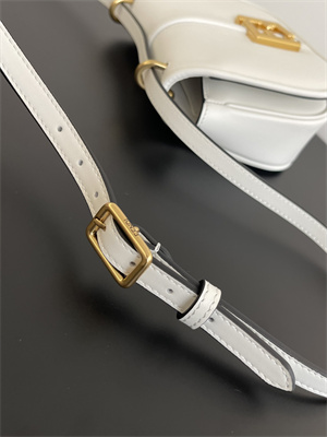 Fen.di C’mon Mini White Leather Bag