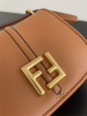Fen.di C’mon Mini Brown Leather Bag