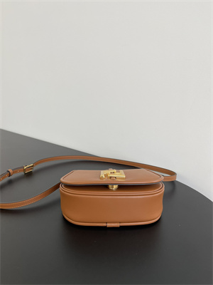 Fen.di C’mon Mini Brown Leather Bag