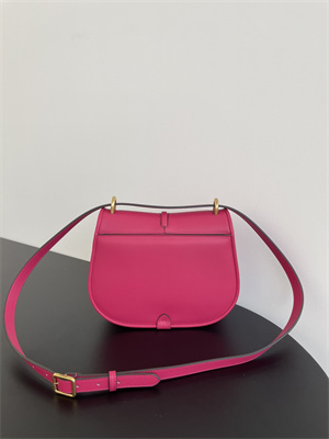 Fen.di C’mon Medium Fuchsia Leather Bag