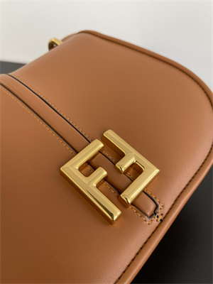 Fen.di C’mon Medium Brown Leather Bag