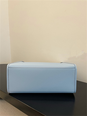 Fen.di SUNSHINE Medium Blue Leather Shopper