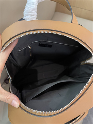 Fen.di Chiodo Diagonal Brown FF Canvas Backpack