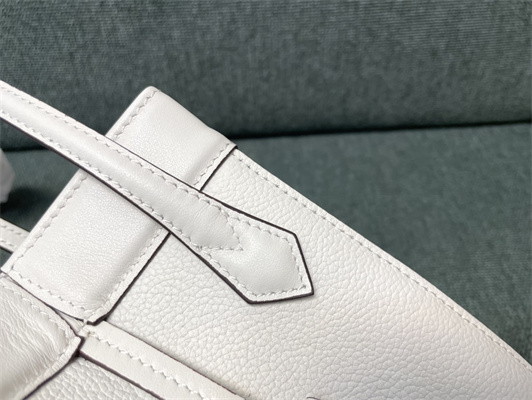 Fen.di ORIGAMI Mini White Leather Bag That Can be Transformed