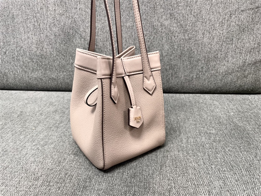 Fen.di ORIGAMI Mini Tourterelle Grey Leather Bag That Can be Transformed