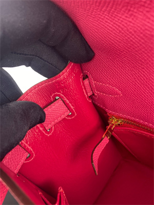 Kelly Sellier Bag Epsom Leather 25/28CM Gold/Silver Hardware In Fuchsia Color HS